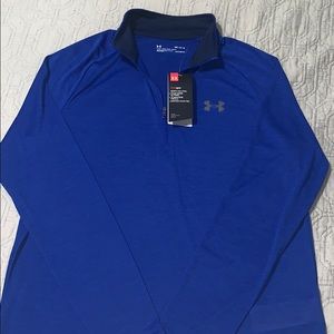 Under Armour active gear.